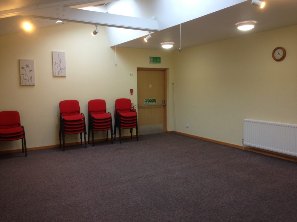 inside of Pembury village hall - meeting room