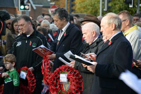 Attendees at Remembrance Day 2019