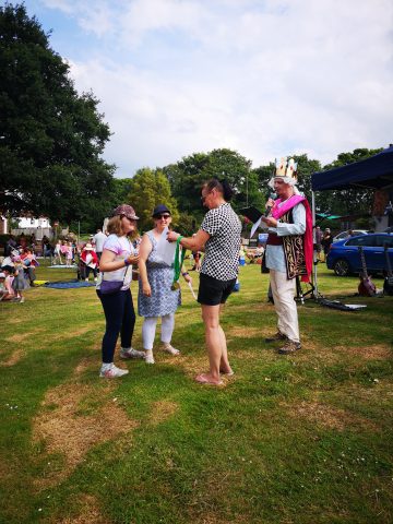 Prize giving at Scarecrow competition 2019