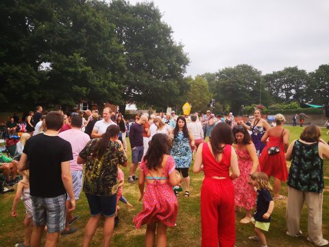 Attendees at Picnic on the Green 2019