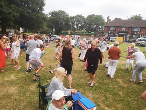 Attendees at Picnic on the Green 2019