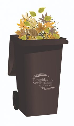 garden waste wheelie bin