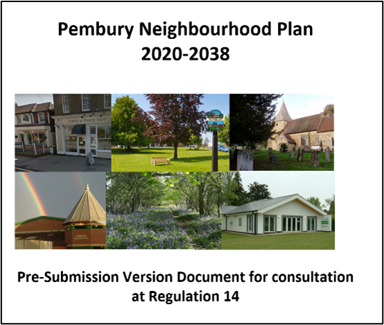 front page of the neighbourhood plan