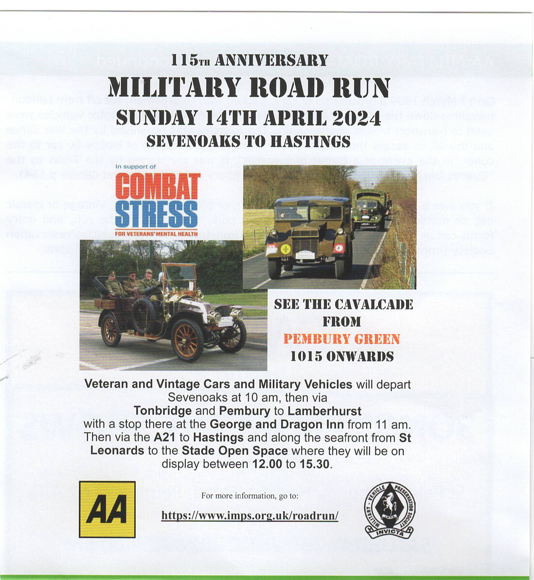 AA Military Road Run 2024